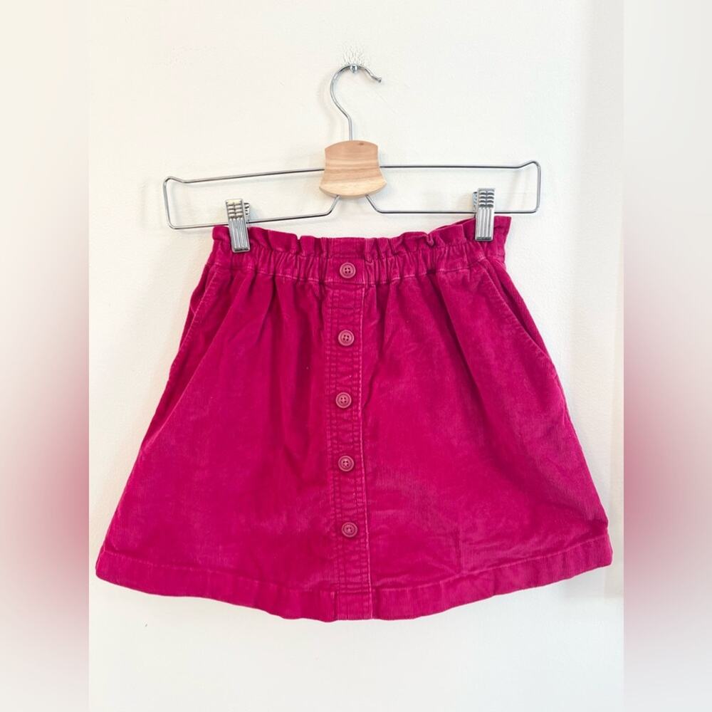J crew Crewcuts girls pink corduroy skirt spring cotton blend kids school casual